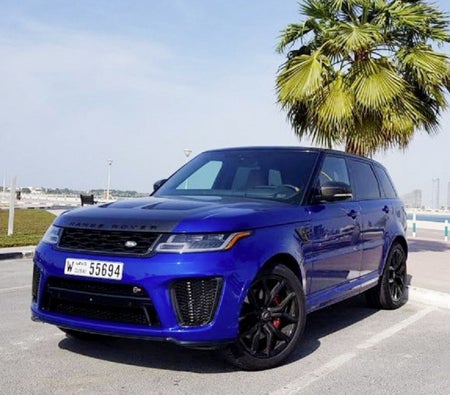 Rent Land Rover Range Rover Sport SVR 2018 in Dubai